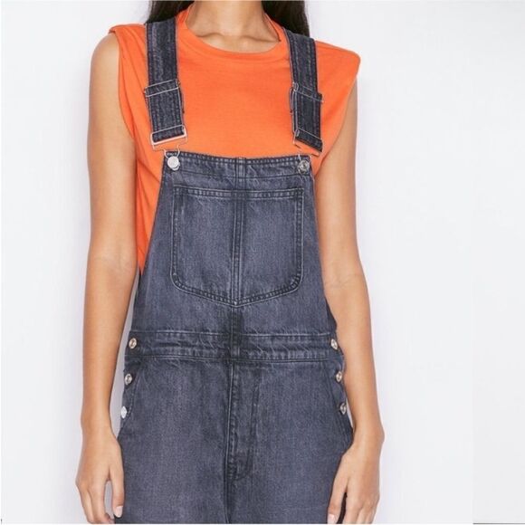 Frame NWT Classic Overalls in Blackwater Size XS - Picture 3 of 10